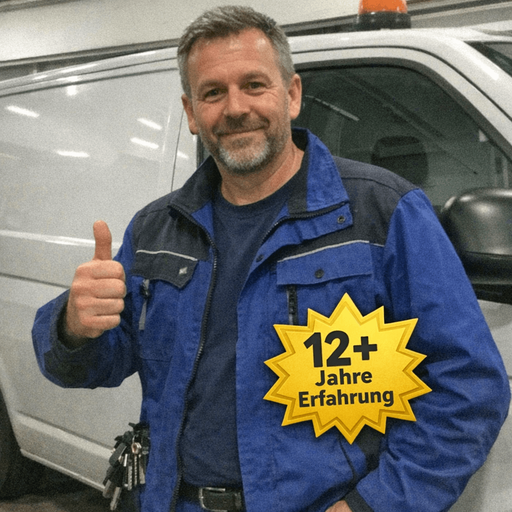 Hochwertiges Spezialwerkzeug für den präzisen Schlosswechsel an einer Dortmunder Haustür.